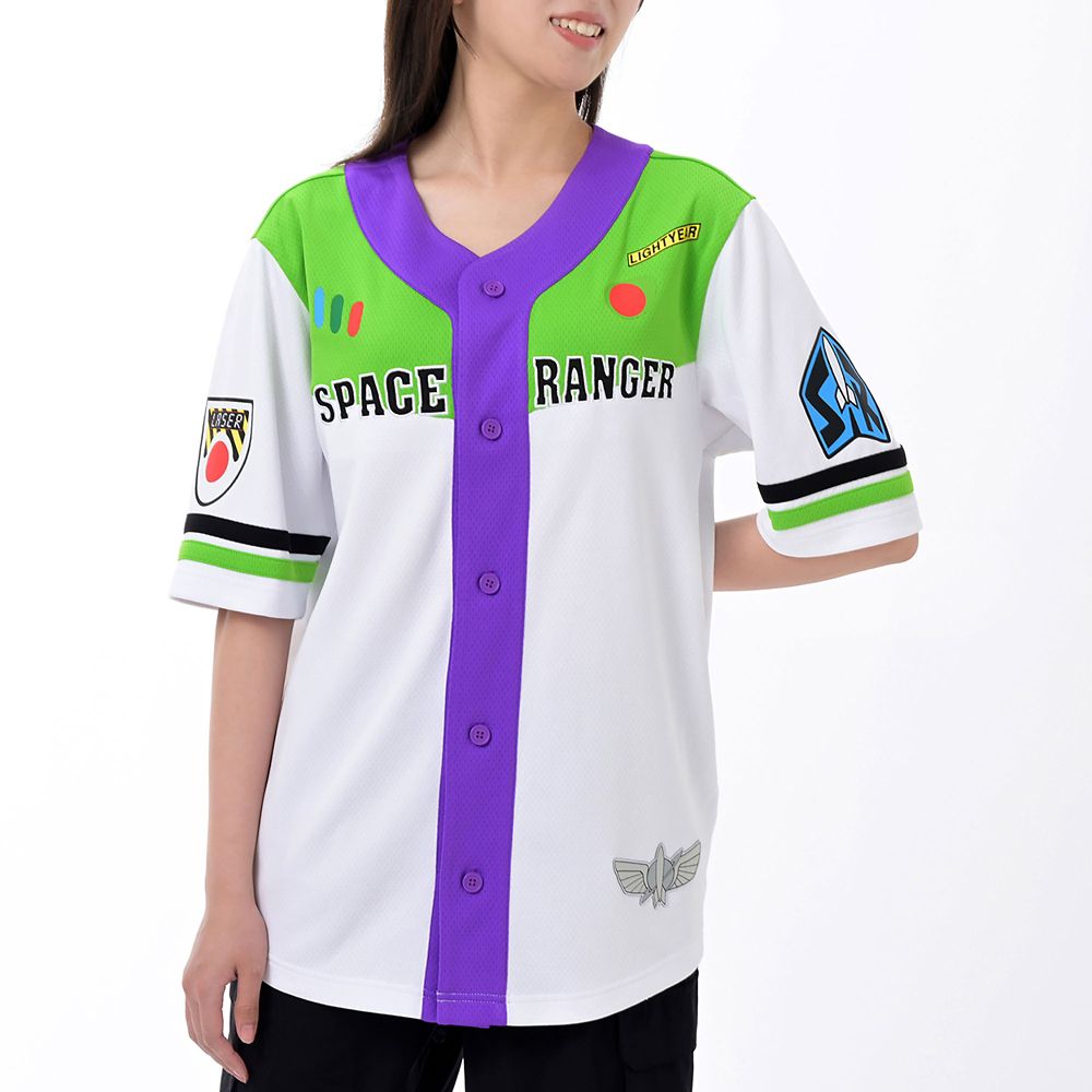 バズ・ライトイヤー 半袖シャツ ベースボールシャツ L XL