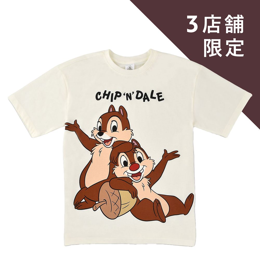 チップ＆デール 半袖Tシャツ ホワイト L XL Chip &lsquo;n&rsquo; Dale Fashion