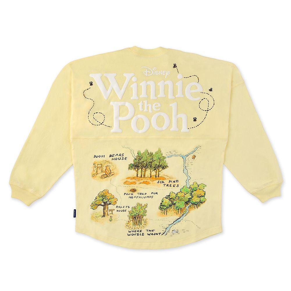 【Spirit Jersey】プー＆フレンズ 長袖Tシャツ Classic Pooh イエロー