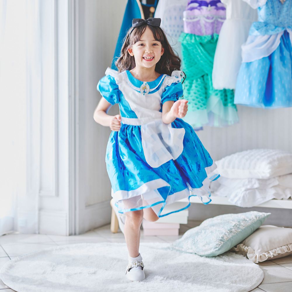 アリス キッズ用ドレス カチューシャ付き 100 110 120