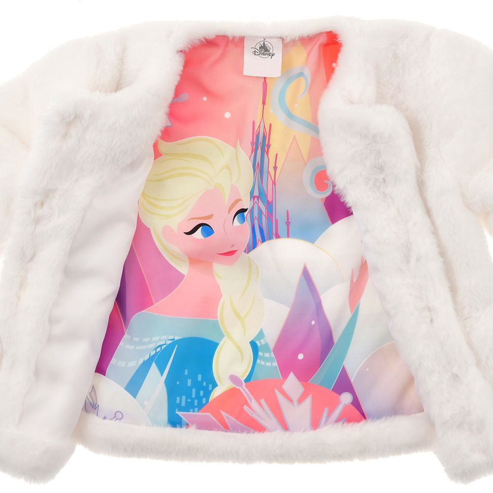 エルサ＆オラフ キッズ用ジャケット ホワイト Frozen Forces of Nature
