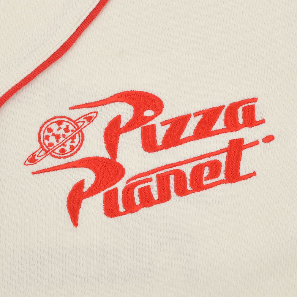 リトル・グリーン・メン／エイリアン 半袖シャツ ベースボールシャツ PIZZA PLANET