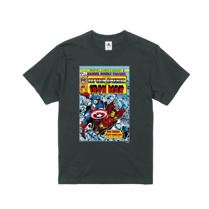 公式 ショップディズニー D Made Tシャツ Marvel コミック キャプテン アメリカ アイアンマン