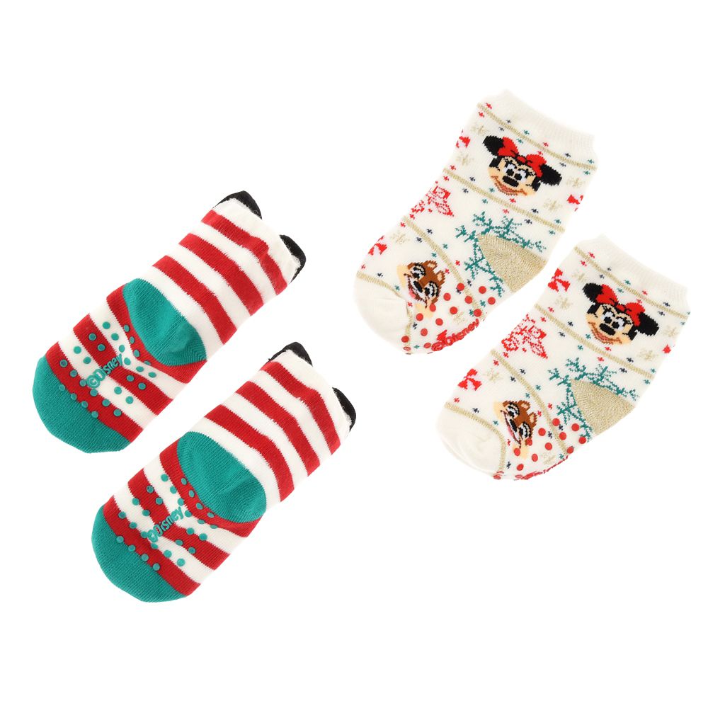 公式 ショップディズニー ミッキー フレンズ 靴下セット ファーストクリスマス Disney Christmas