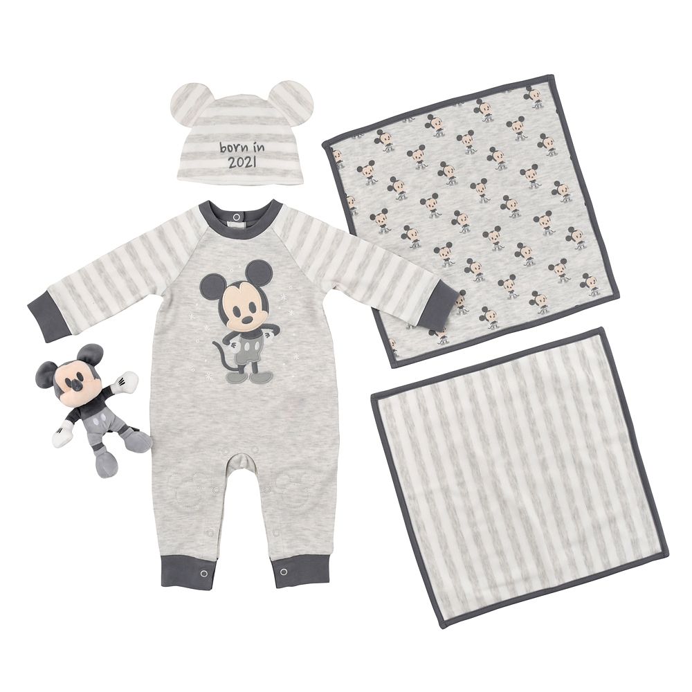 公式 ショップディズニー 送料無料 ミッキー Baby Gift 5点セット Born In 21 Disney Baby