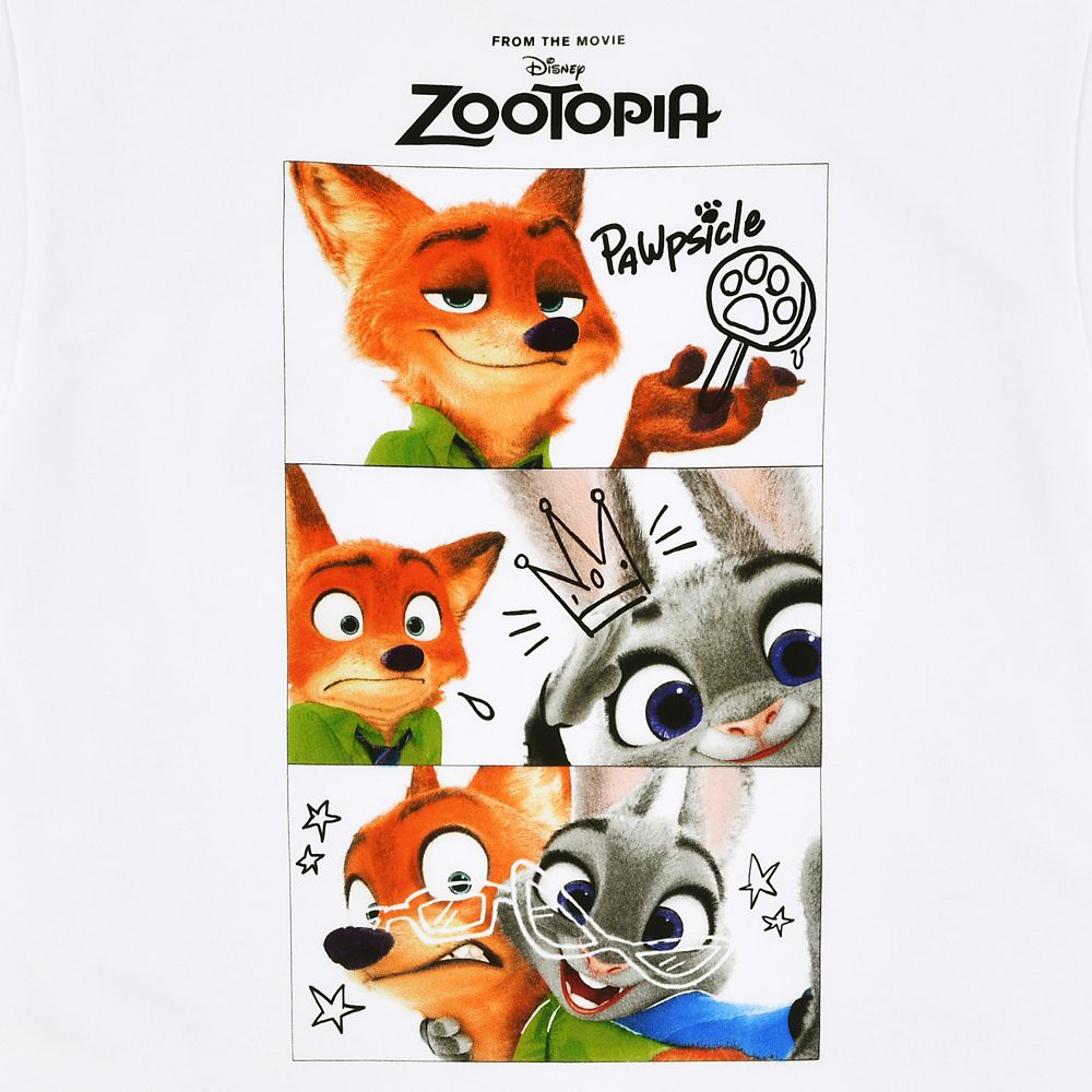 公式 ショップディズニー ジュディ ホップス ニック ワイルド 半袖tシャツ ディズニー映画 ズートピア