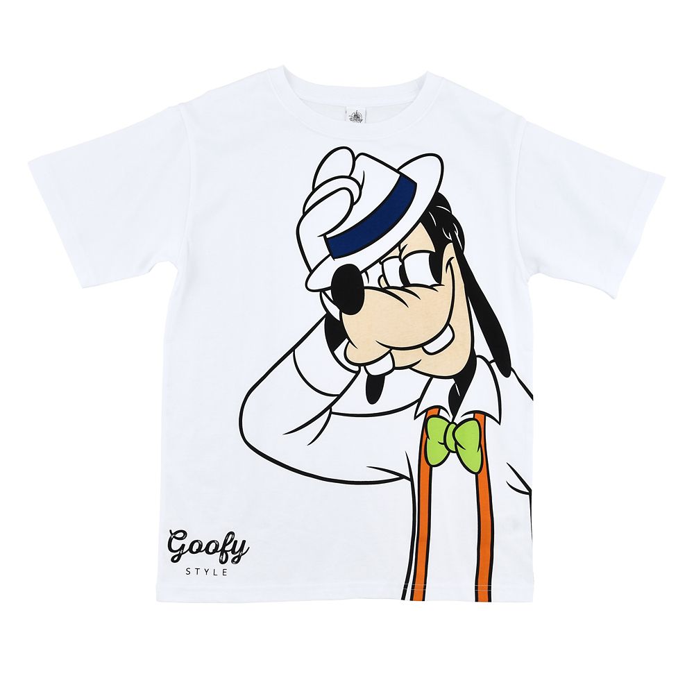 公式 ショップディズニー グーフィー 半袖tシャツ ホワイト Goofy Style