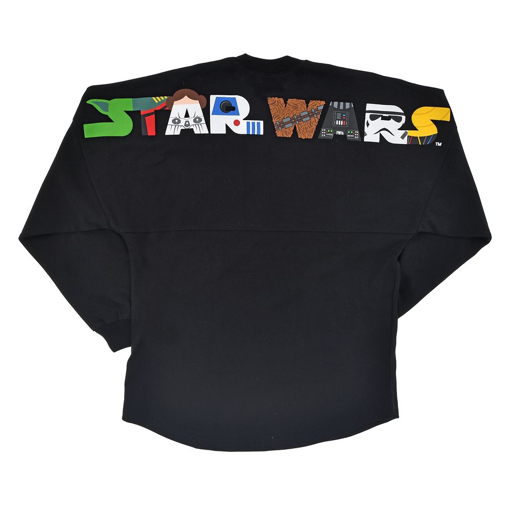 公式 ショップディズニー Spirit Jersey スター ウォーズ 長袖tシャツ フォントキャラクター