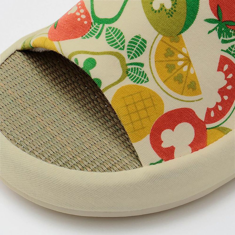 ミッキー い草スリッパ ふっくらウレタン入り フルーツ ミッキーモチーフ