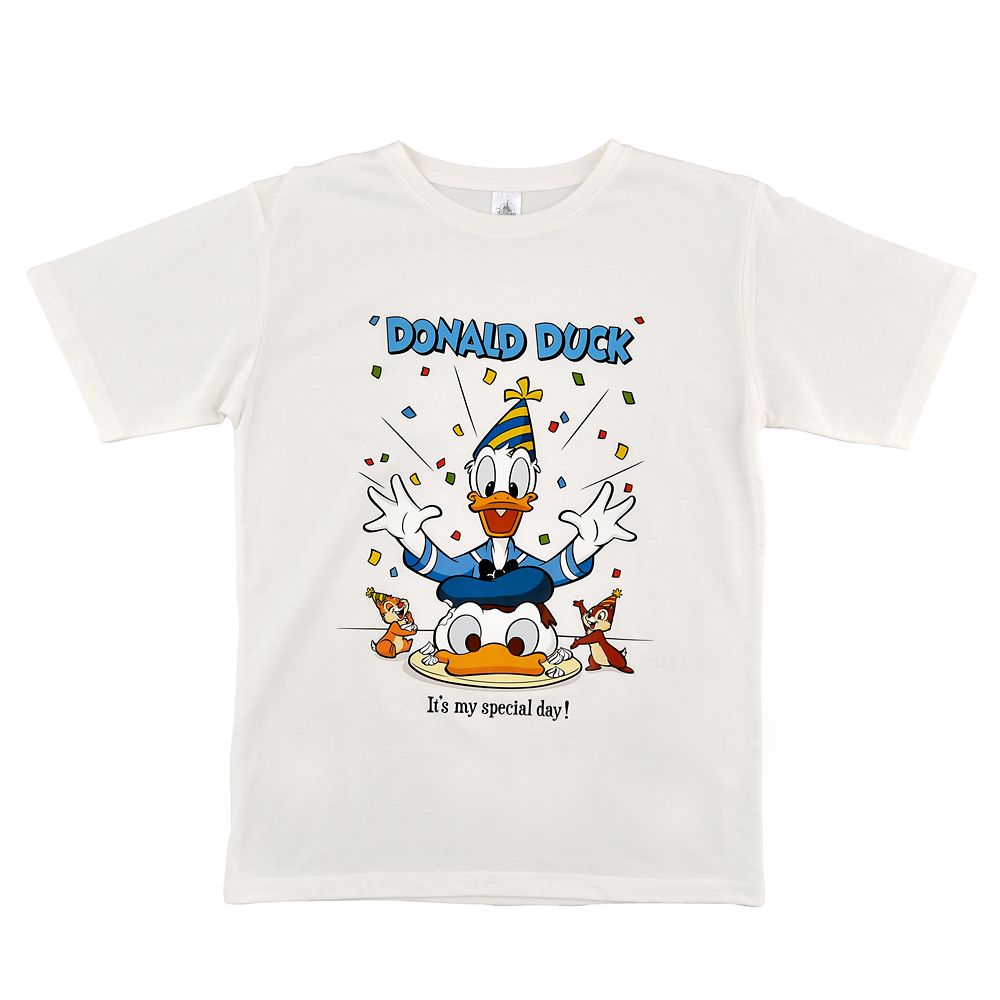 公式 ショップディズニー アウトレット ドナルド チップ デール 半袖tシャツ Donald Duck Birthday