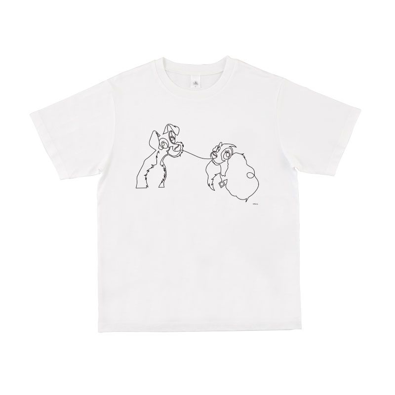 公式 ショップディズニー D Made Tシャツ わんわん物語 レディ トランプ