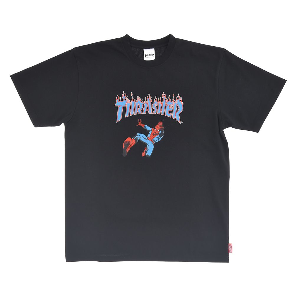 公式 ショップディズニー Thrasher マーベル スパイダーマン 半袖tシャツ