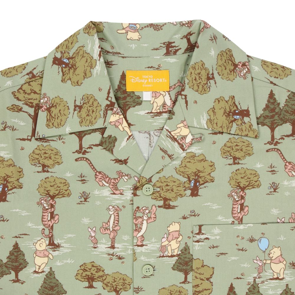 アロハシャツ ユニセックスS くまのプーさん