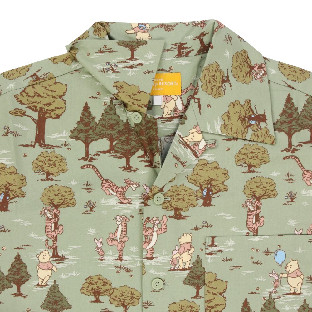 アロハシャツ ユニセックスS くまのプーさん